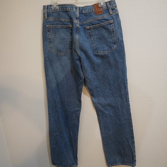Men's Straight Fit Jeans - Dark Wash - Size 34/32 - Picture 3 of 4